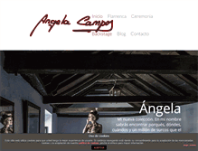 Tablet Screenshot of angelacampos.es